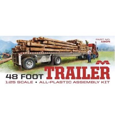 1/25 48' Flatbed Trailer w/Cambered Deck 