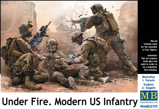 1/35 Under Fire Modern US Infantry (4)