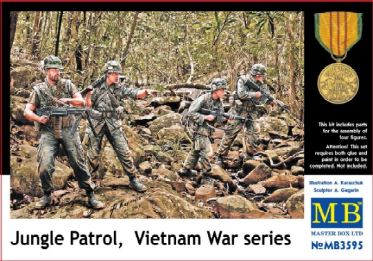 1/35 Jungle Patrol US Soldiers Vietnam War (4)