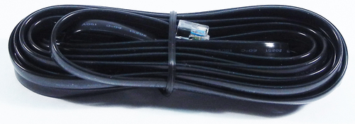 RJ12-12 6 Wire Straight Cab Bus Cable 12 Feet