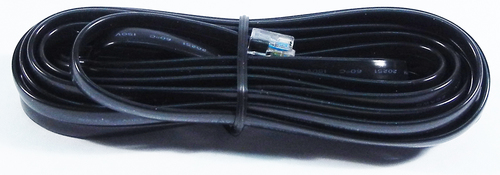 RJ12-12 6 Wire Straight Cab Bus Cable 12 Feet RJ12-12 6 Wire Straight Cab Bus Cable 12 Feet