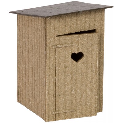 HO Outhouse - Laser Cut