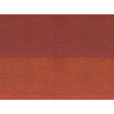3D Plain Tile - red Cardboard sheet