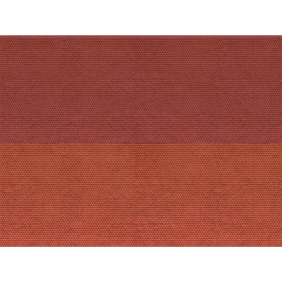 3D Plain Tile - red Cardboard sheet