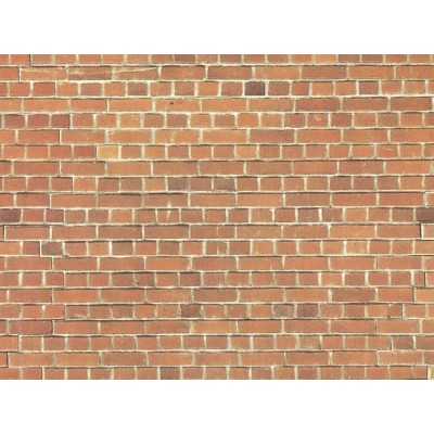 HO Carton Wall, Large - Red Brick