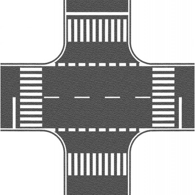 HO Asphalt Crossing