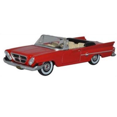 1/87 1961 Chrysler 300 Convertible (Open) Red