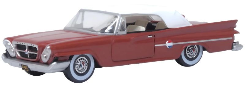 1/87 1961 Chrysler 300 Convertible (open) - cinnamon/white