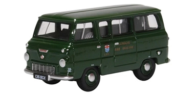 1/76 Ford 400e Minibus London Fire Brigade - Green