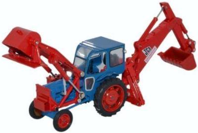 1/76 JCB Major Loader MkI Excavator Red/Blue