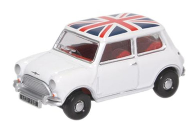 1/76 Austin Mini Cooper - Union Jack White