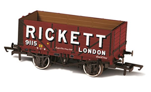 00 Mineral Wagon 7 Plank Rickett 9115