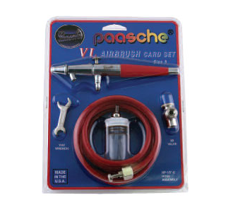 Paasche VL#3 Airbrush Card Set (0.75 mm)