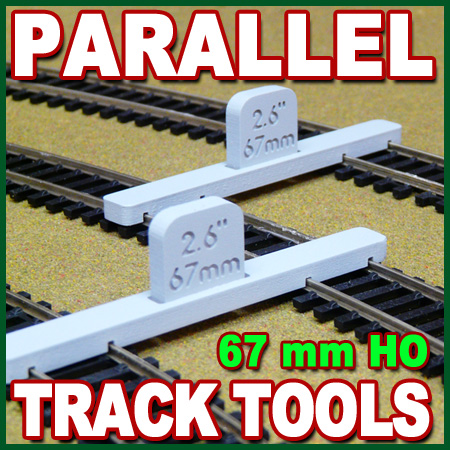 HO/OO Scale Parallel Track Tool 67mm