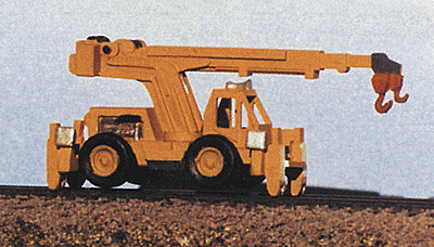 Hydraulic High Rail MOW Crane N Scale - Unpainted Metal Kit