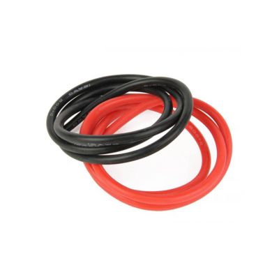 12 Gauge Silicone wire red/black 2ft