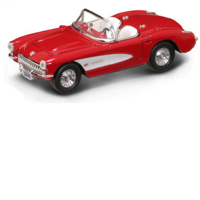 1/43 Chevrolet Corvette Red/White Strip