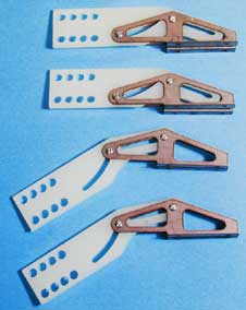 1/5 Scale Fowler Flap Hinges (4)