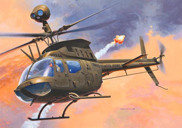 1/72 Bell OH58D Kiowa Helicopter 