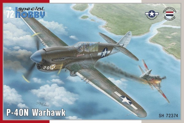 1/72 P40N Warhawk Fighter