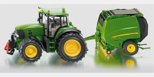 John Deere Tractor w/bailer John Deere Tractor w/bailer