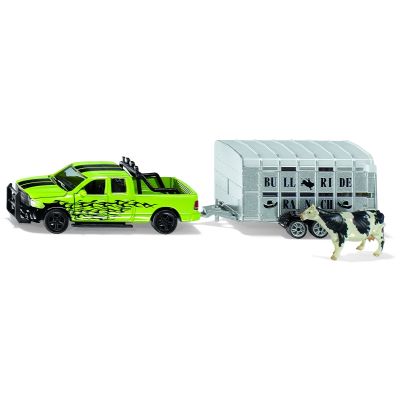 1/50 Dodge RAM 1500 ute with Livestock Trailer 1/50 Dodge RAM 1500 ute with Livestock Trailer