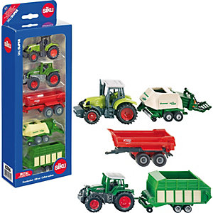 Gift Set 2 x Tractors, 3 x Trailers
