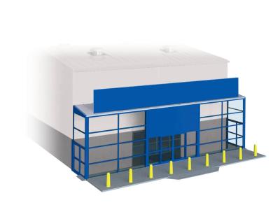 OO/HO Modern - Supermarket Frontage Kit