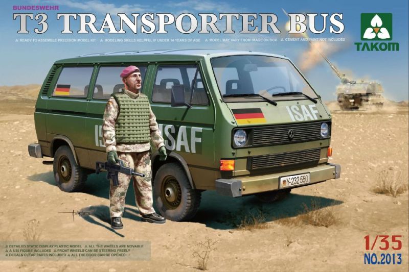 1/35 Bundeswehr T3 Transporter Bus w/fig