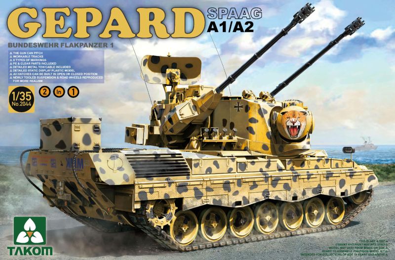 1/35 Gepard Flakpanzer SPAAG A1/A2