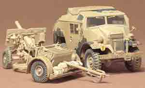 1/35 Quad Tractor & 25pdr Gun with Limber