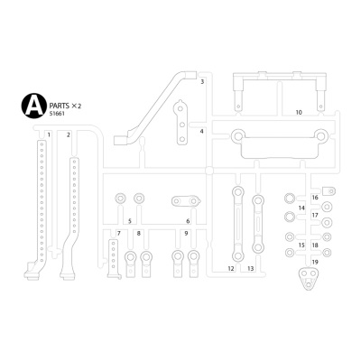 TC-01 A Parts (2pcs)