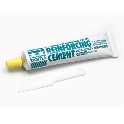 Tamiya R/C Model Polycarbonate Body Reinforcing Cement with Applicator 100ml
