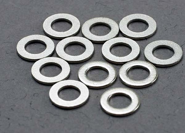 Washers, 3x6mm metal (12)