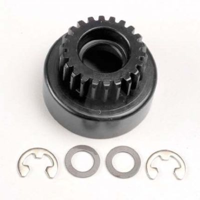 Clutch Bell, (22-Tooth)/ 5X8X0.5Mm Fiber Washer (2)/ 5mm E-clip