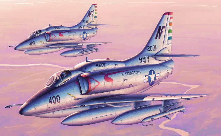 1/32 A4F Skyhawk Attack aircraft