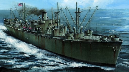 1/350 SS John W Brown Liberty ship