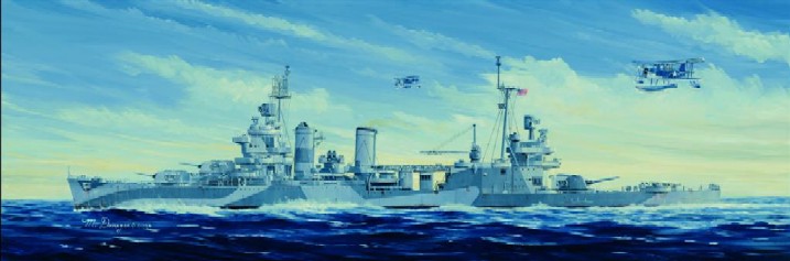 1/350 USS San Francisco CA38 Heavy Cruiser