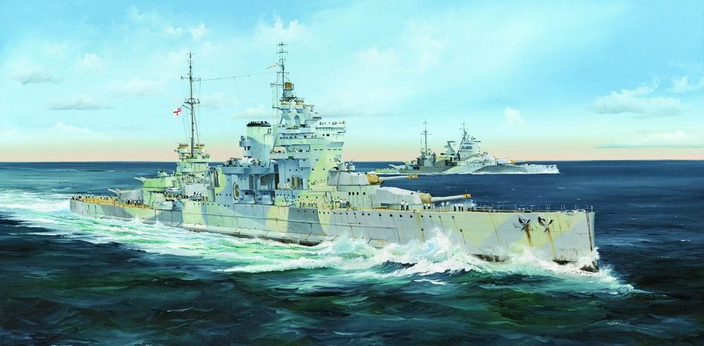 1/350 HMS Queen Elizabeth Battleship 1941
