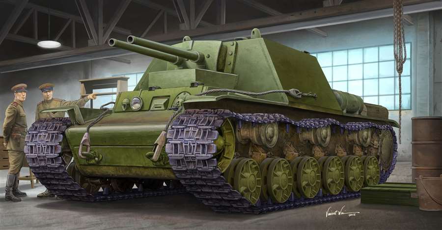 1/35 Soviet KV-7 (Object 227)