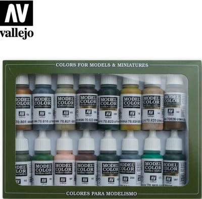German Camouflage WWII Model Color set (16) German Camouflage WWII Model Color set (16)
