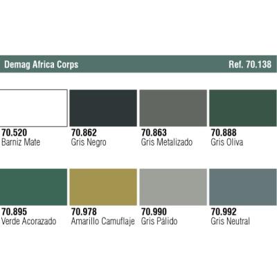 *Demag D-7 Africa Corps  Model Colour set