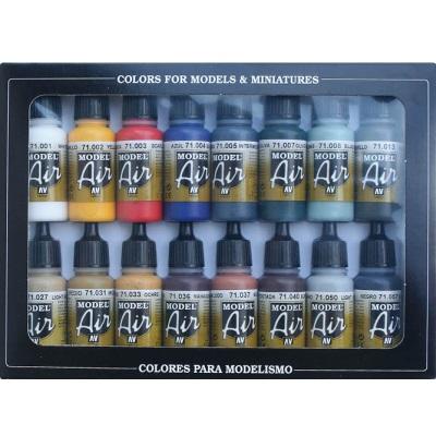 Basic Colours Model Air set (16 x 17ml bottles)