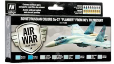 71.603 Vallejo Model Air Set Soviet/Russian Colors Su-25/39 Frogfoot from 80s t 