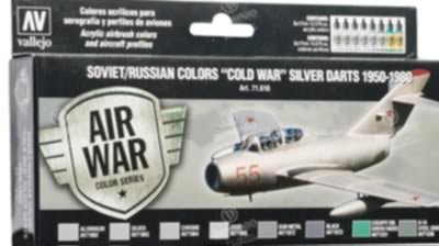 Soviet/Russian AF Cold War Silver Darts paint set Soviet/Russian AF Cold War Silver Darts paint set