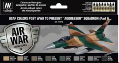 USAF Colours Post WWII to Present Agressor Squadron Pt1 Model Air Set (8)