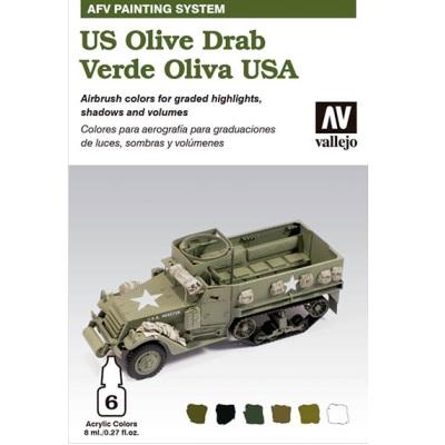 US Army Olive Drab Paint system 6 x 8ml