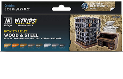 Wood & Steel Wizkids Premium paint set