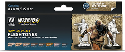 Fleshtones Wizkids Premium paint set Fleshtones Wizkids Premium paint set