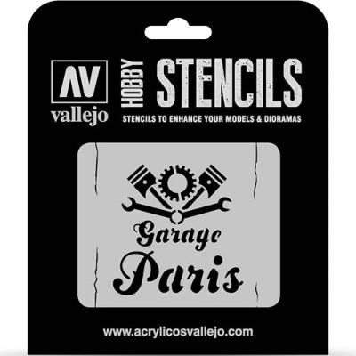 1/35 Vintage Garage Sign Stencil
